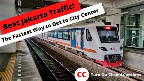 train from jakarta airport to city center
